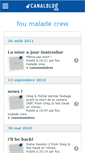 Mobile Screenshot of foumaladecrew.canalblog.com