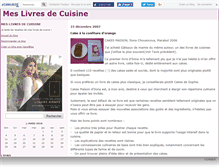 Tablet Screenshot of livresdecuisine.canalblog.com