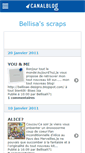 Mobile Screenshot of bellisasscraps.canalblog.com