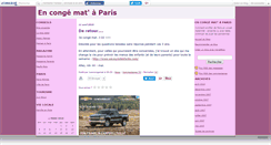 Desktop Screenshot of encongemataparis.canalblog.com