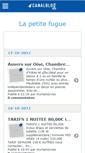 Mobile Screenshot of lapetitefugue.canalblog.com