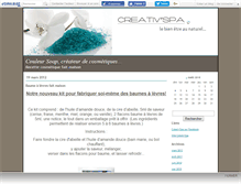 Tablet Screenshot of creativspa.canalblog.com