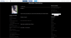 Desktop Screenshot of mondessensibles.canalblog.com