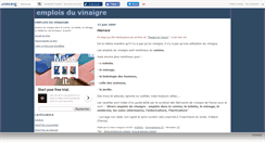 Desktop Screenshot of lesvinaigres.canalblog.com