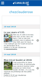 Mobile Screenshot of clauderose.canalblog.com