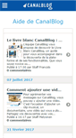 Mobile Screenshot of aide.canalblog.com