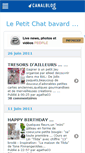 Mobile Screenshot of lepetitchatb.canalblog.com