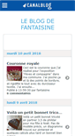 Mobile Screenshot of fantaisine.canalblog.com