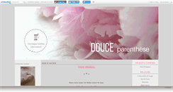 Desktop Screenshot of douceparenthese.canalblog.com