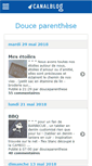 Mobile Screenshot of douceparenthese.canalblog.com