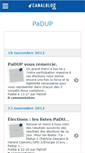 Mobile Screenshot of padup.canalblog.com