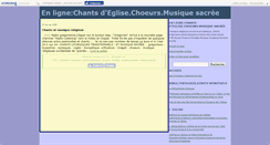 Desktop Screenshot of chantsreligieux.canalblog.com