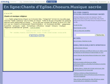 Tablet Screenshot of chantsreligieux.canalblog.com