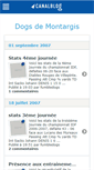 Mobile Screenshot of montargisdogs.canalblog.com
