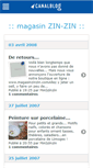 Mobile Screenshot of magasinzinzin.canalblog.com