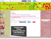 Tablet Screenshot of magasinzinzin.canalblog.com