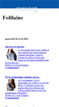 Mobile Screenshot of folilaine.canalblog.com
