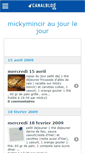 Mobile Screenshot of micky2.canalblog.com