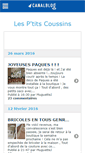 Mobile Screenshot of lesptitscoussins.canalblog.com