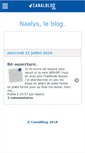 Mobile Screenshot of naelys.canalblog.com