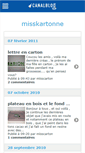 Mobile Screenshot of misskartonne.canalblog.com