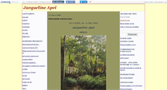 Desktop Screenshot of jacquelineapel.canalblog.com