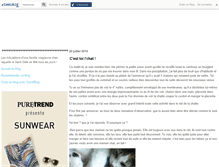 Tablet Screenshot of lasaintglee.canalblog.com
