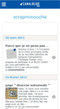 Mobile Screenshot of minouche85.canalblog.com