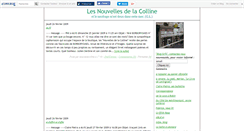 Desktop Screenshot of nouvdelacolline.canalblog.com