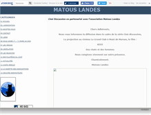 Tablet Screenshot of matouslandes.canalblog.com