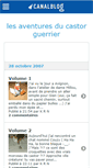 Mobile Screenshot of castorguerrier.canalblog.com