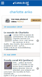 Mobile Screenshot of charlotteariko.canalblog.com
