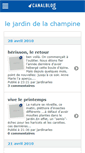 Mobile Screenshot of lachampine.canalblog.com