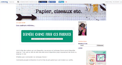 Desktop Screenshot of papierciseauxetc.canalblog.com