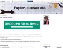 Tablet Screenshot of papierciseauxetc.canalblog.com