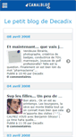 Mobile Screenshot of leblogdedecadix.canalblog.com
