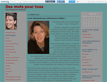 Tablet Screenshot of desmotspourtous.canalblog.com