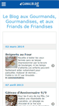 Mobile Screenshot of blogourmandises.canalblog.com