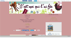 Desktop Screenshot of cestmoiquilaifee.canalblog.com