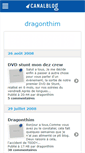 Mobile Screenshot of dragonthim.canalblog.com