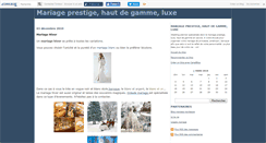 Desktop Screenshot of mariageprestige.canalblog.com