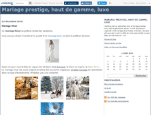 Tablet Screenshot of mariageprestige.canalblog.com