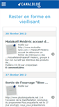 Mobile Screenshot of formevieillisant.canalblog.com