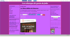 Desktop Screenshot of foliedesechanges.canalblog.com
