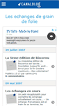 Mobile Screenshot of foliedesechanges.canalblog.com