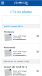 Mobile Screenshot of liledeplume.canalblog.com
