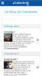 Mobile Screenshot of clarabellelou.canalblog.com