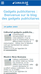 Mobile Screenshot of gadgets.canalblog.com