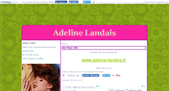 Desktop Screenshot of adelinelandais.canalblog.com