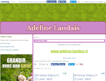 Tablet Screenshot of adelinelandais.canalblog.com
